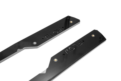 Flow Designs DEMO STOCK - MK8 Golf GTI Side Skirt Splitters (Pair) - GLOSS BLACK