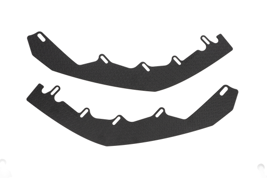 Flow Designs i30N-Line Hatch PDe.V6 FL 2024+ Front Lip Splitter Extensions (Pair)