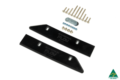 Flow Designs S3 8V Sedan Facelift Front Lip Splitter & Mounting Brace