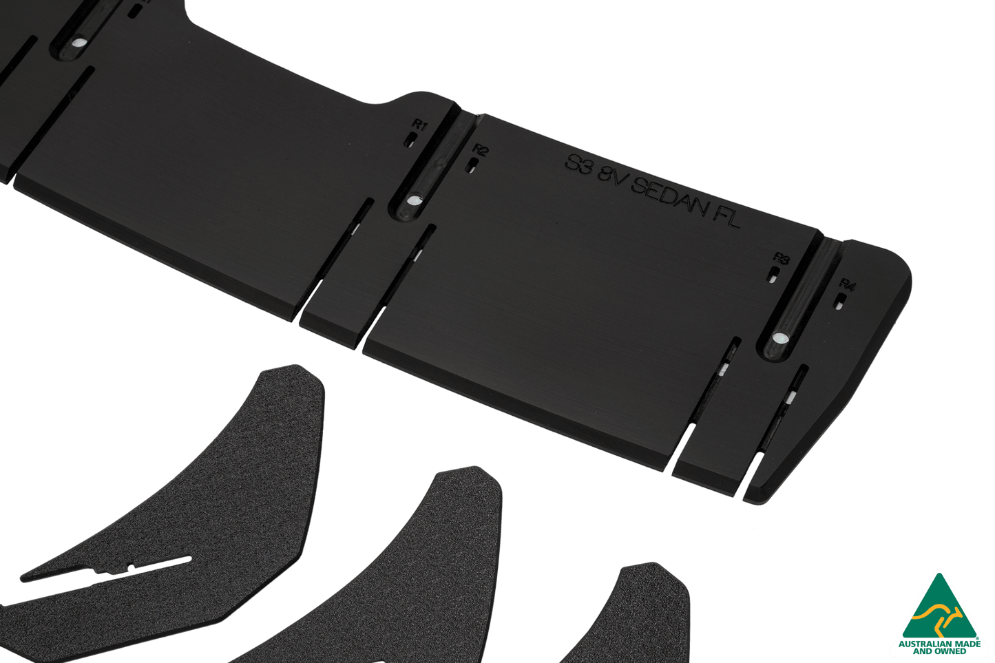Flow Designs S3 8V Sedan Facelift Flow-Lock Rear Diffuser