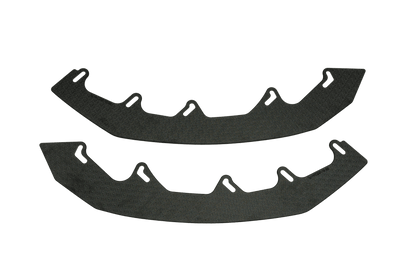 Flow Designs S3 8V Sedan Facelift Front Lip Splitter Extensions (Pair)