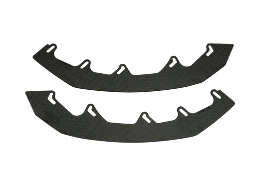 Flow Designs S3 8V Sedan Facelift Front Lip Splitter Extensions (Pair)