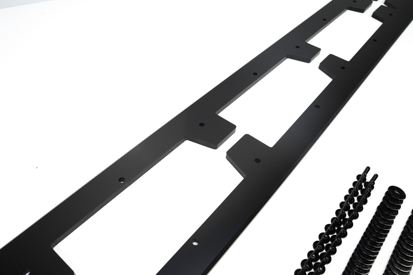 Flow Designs RETURNED STOCK - VA WRX & STI Side Skirt Splitters (Pair) - GLOSS BLACK