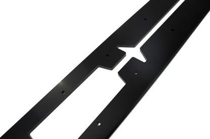 Flow Designs RETURNED STOCK - VA WRX & STI Side Skirt Splitters (Pair) - GLOSS BLACK