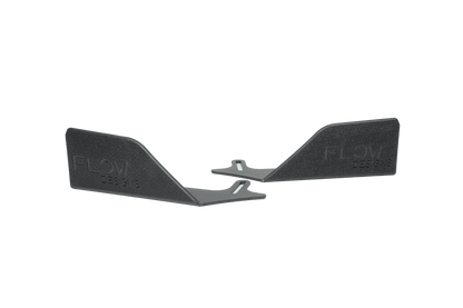 Flow Designs FK4/FK7 Civic RS Hatch FL Front Lip Splitter Winglets (Pair)