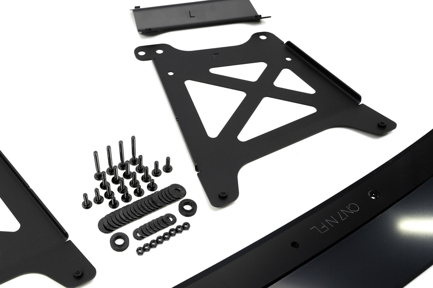 Flow Designs Hyundai CN7 V2 i30 N-Line Sedan FL 2025 Front Lip Splitter & Mounting Brackets (Pair)