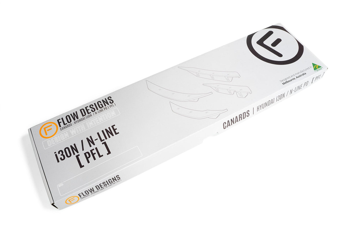Flow Designs i30 N PD (PFL) Front Bumper Canards