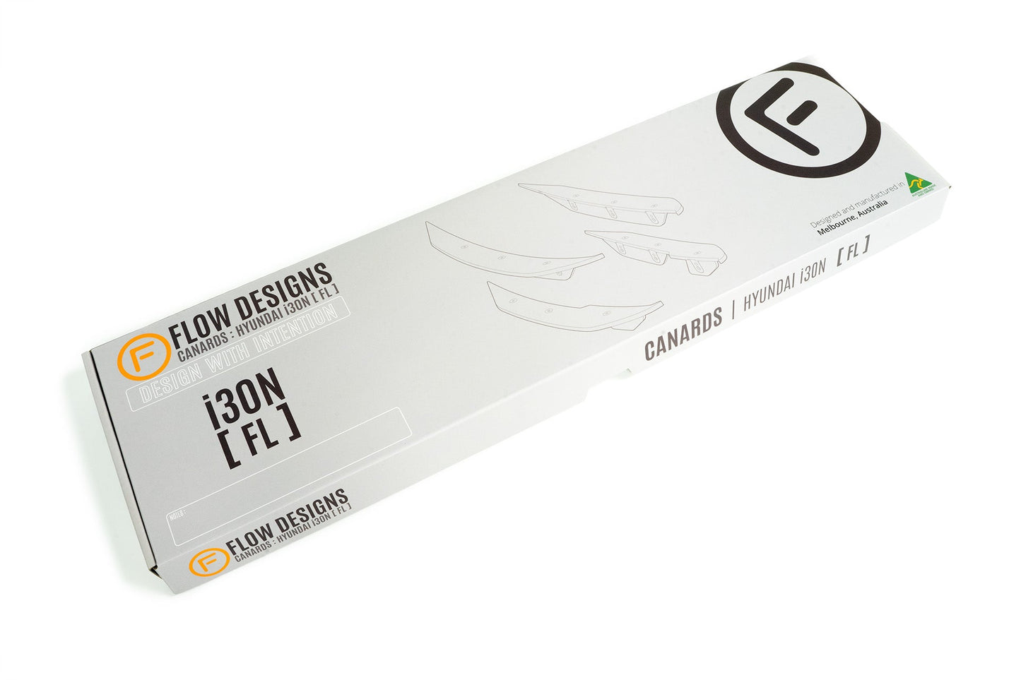 Flow Designs i30 N PD (FL) Front Bumper Canards