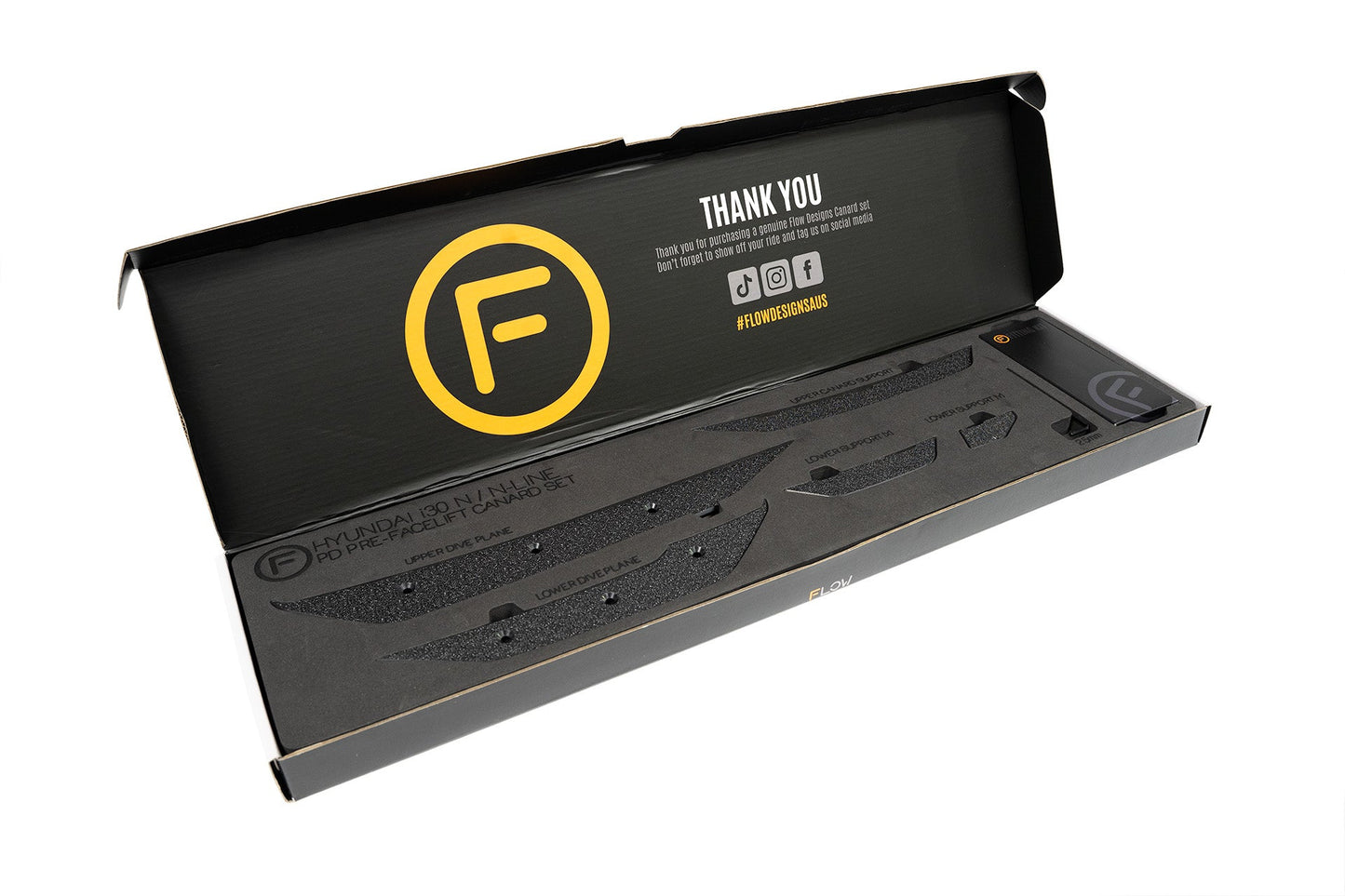 Flow Designs i30 N PD (PFL) Front Bumper Canards