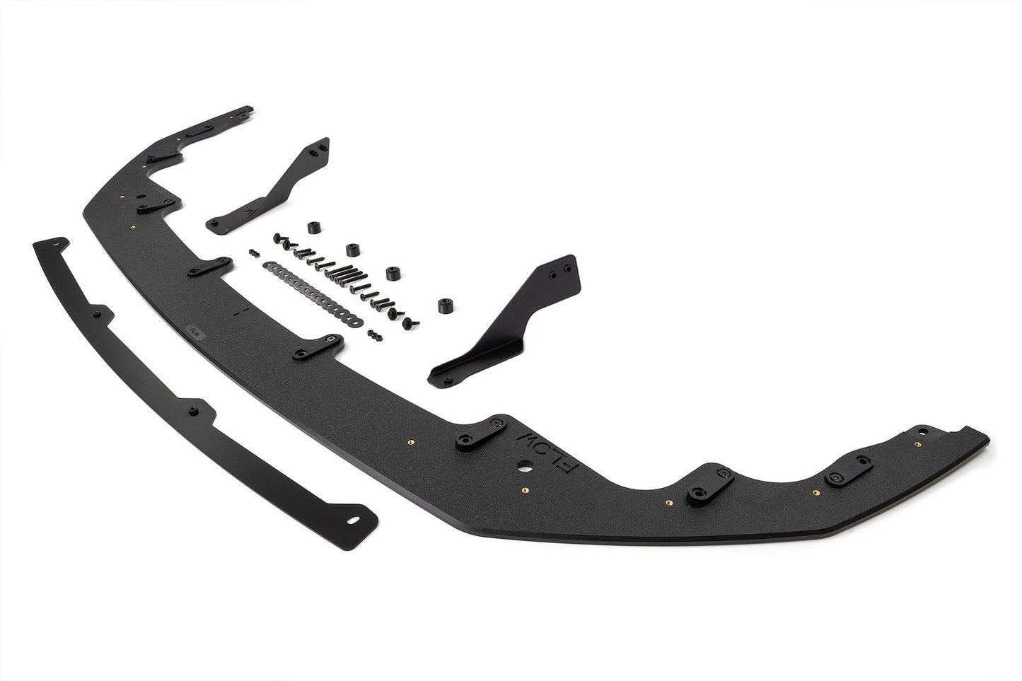 Flow Designs Corolla GR Chassis Mounted Front Lip Splitter (TEXTURED)
