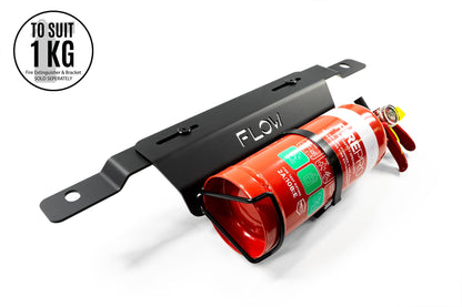 Flow Designs Corolla GR Adjustable Fire Extinguisher Bracket/Mount