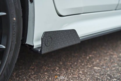 Flow Designs Corolla GR Side Skirt Splitters (TEXTURED: Pair)