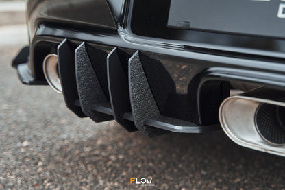 Flow Designs Corolla GR Flow-Lock Rear Diffuser (TEXTURED)