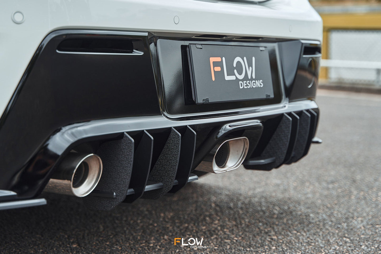 Flow Designs Corolla GR Flow-Lock Rear Diffuser (TEXTURED)