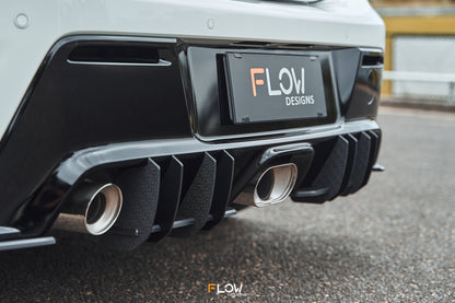 Flow Designs Corolla GR Flow-Lock Rear Diffuser (TEXTURED)
