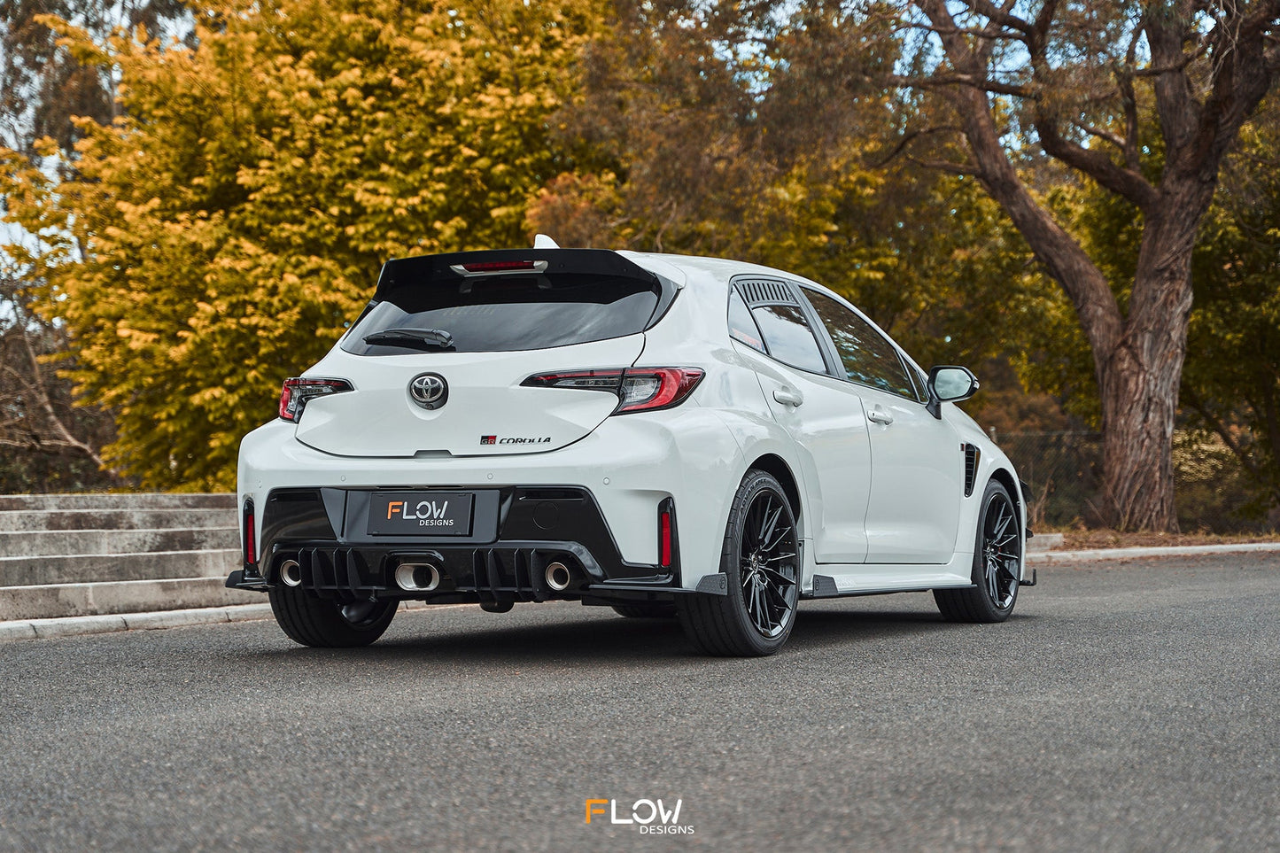 Flow Designs Corolla GR Flow-Lock Rear Diffuser (TEXTURED)