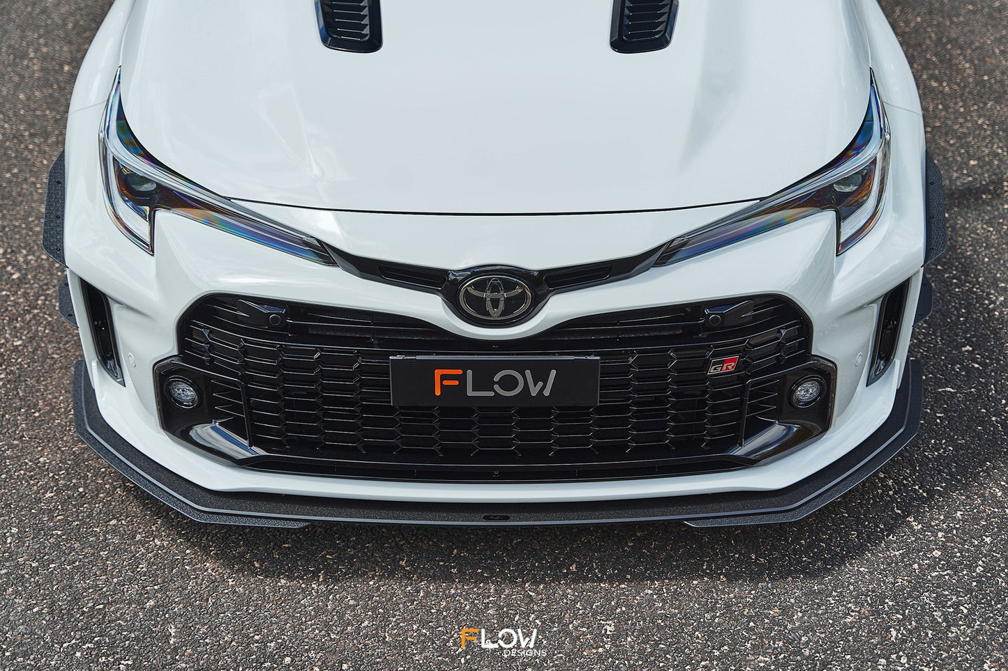 Flow Designs Corolla GR Front Lip Splitter Extensions (Pair)