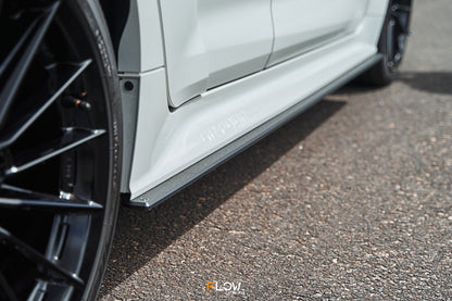 Flow Designs RETURNED STOCK - Corolla GR Side Skirt Splitters (TEXTURED: Pair)