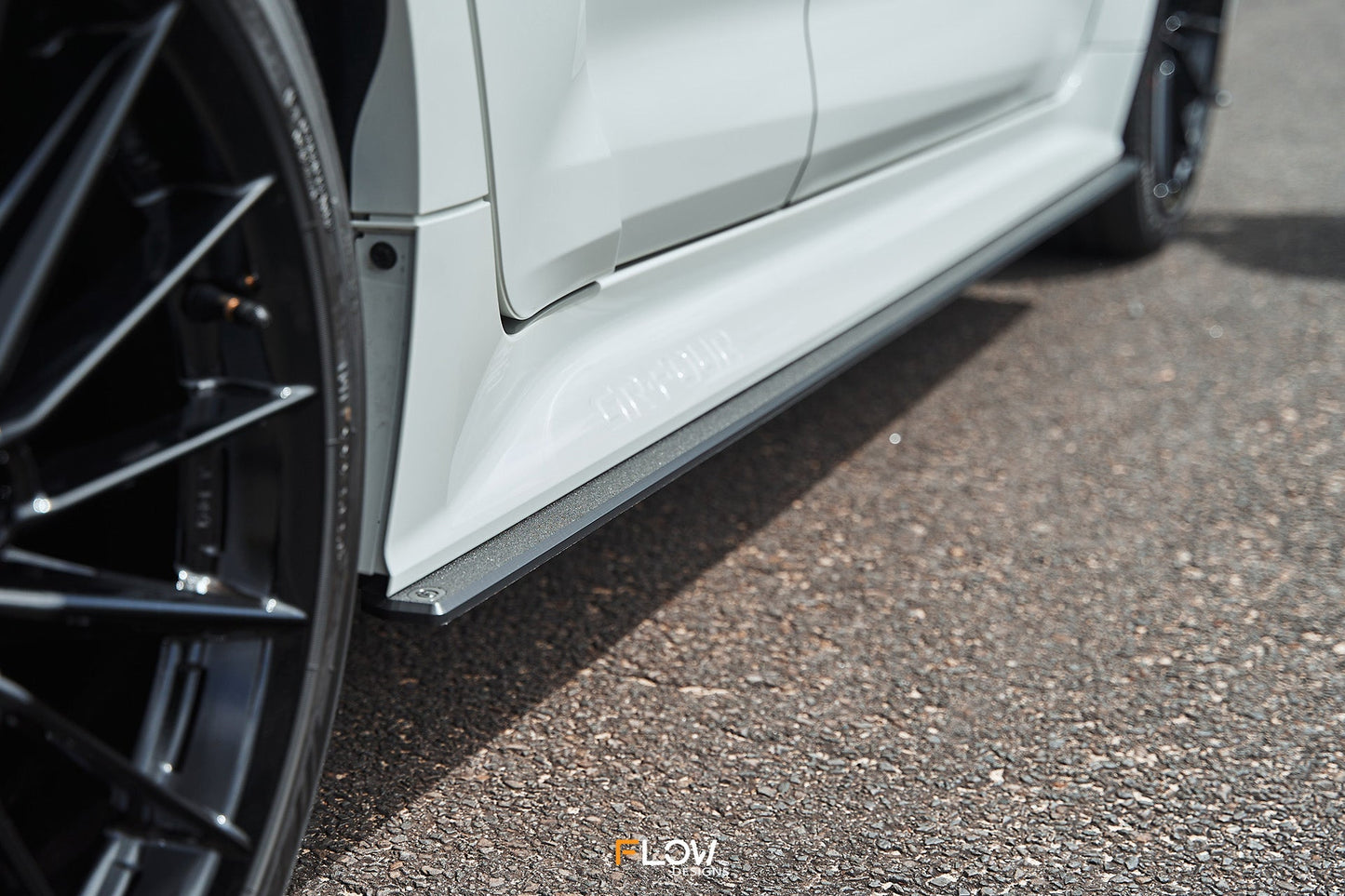 Flow Designs Corolla GR Side Skirt Splitters (TEXTURED: Pair)