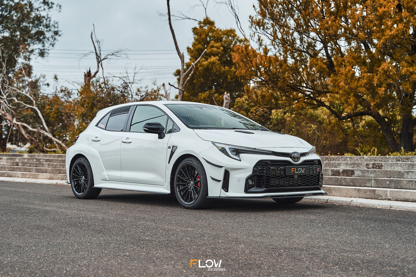 Flow Designs Corolla GR Front Bumper Canards