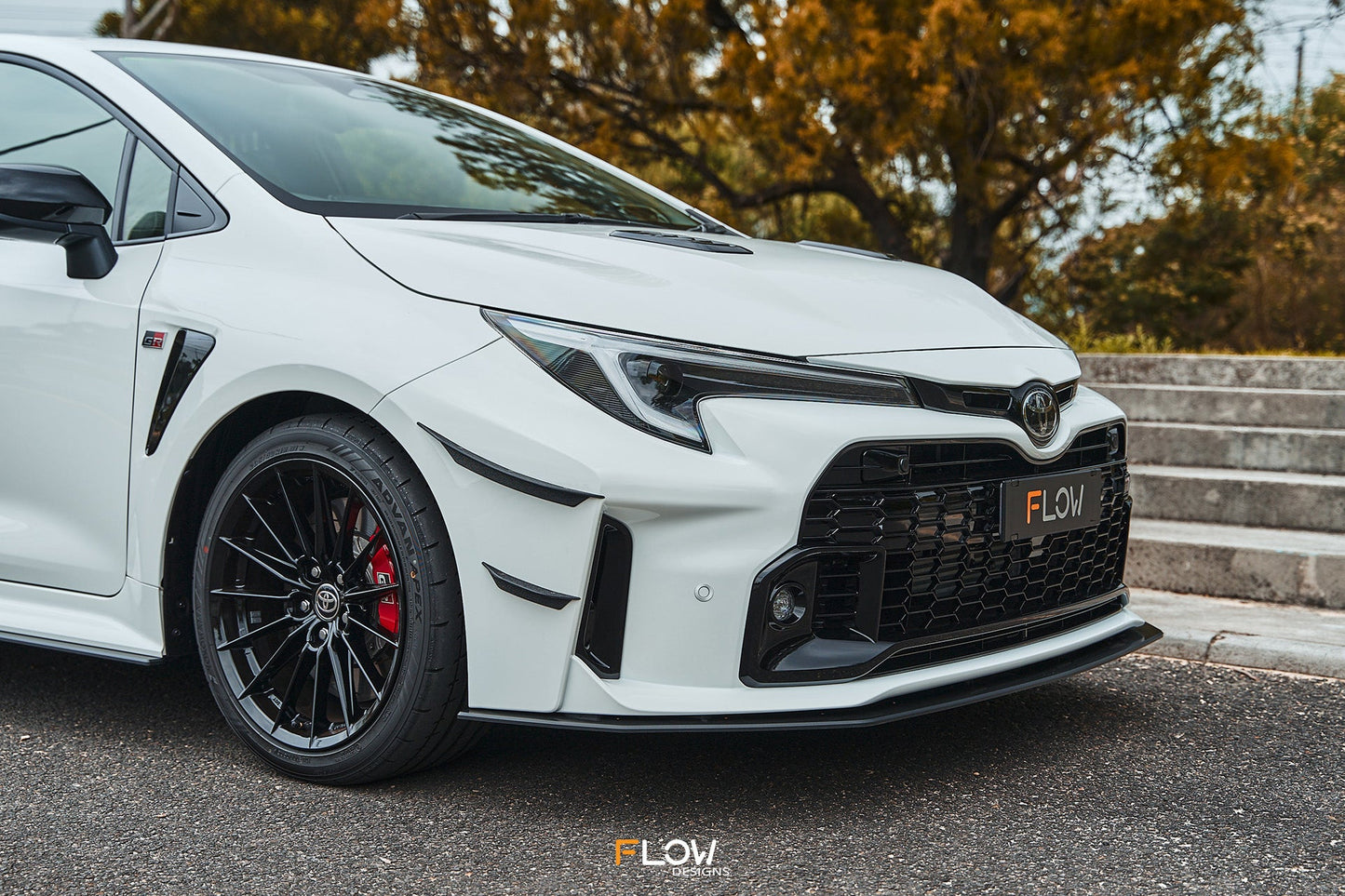 Flow Designs Corolla GR Front Bumper Canards