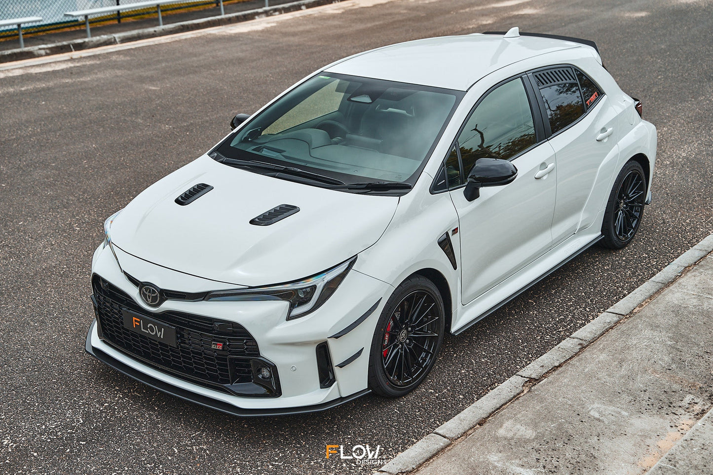 Flow Designs Corolla GR Side Skirt Splitters (GLOSS: Pair)