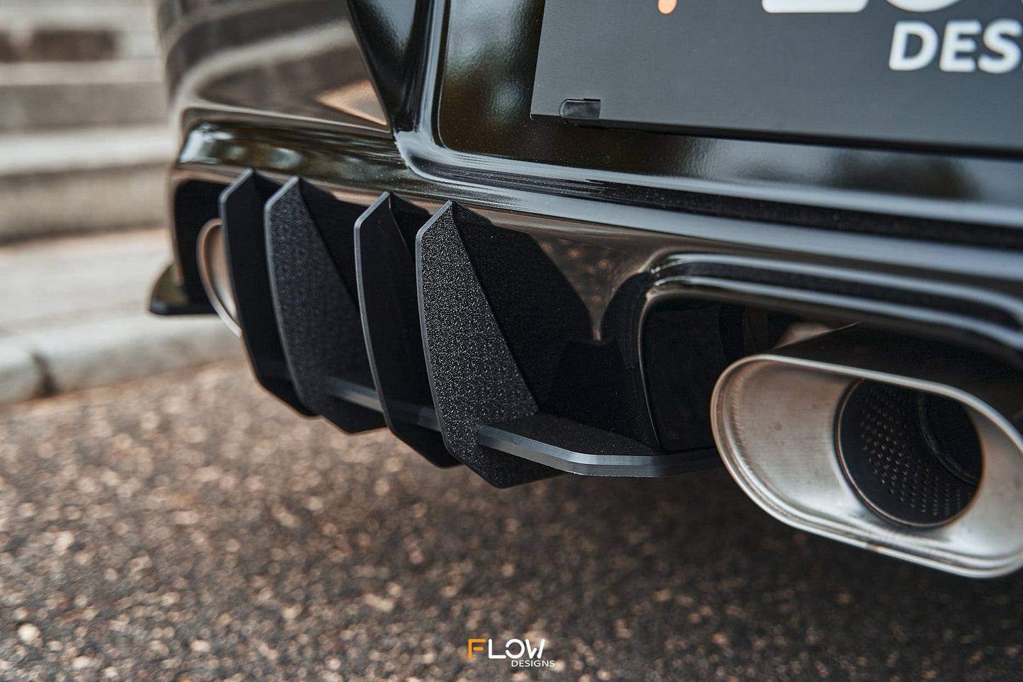 Flow Designs Corolla GR Flow-Lock Rear Diffuser (GLOSS)