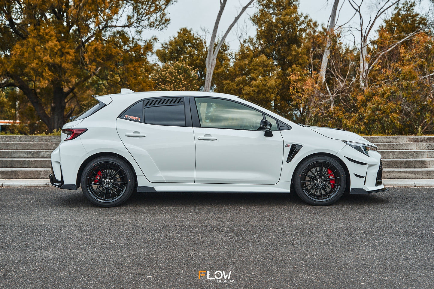 Flow Designs Corolla GR Side Skirt Splitter Winglets (Pair)