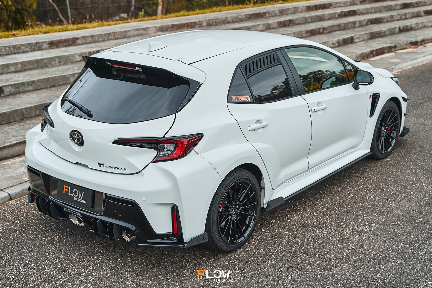 Flow Designs Corolla GR Flow-Lock Rear Diffuser (GLOSS)