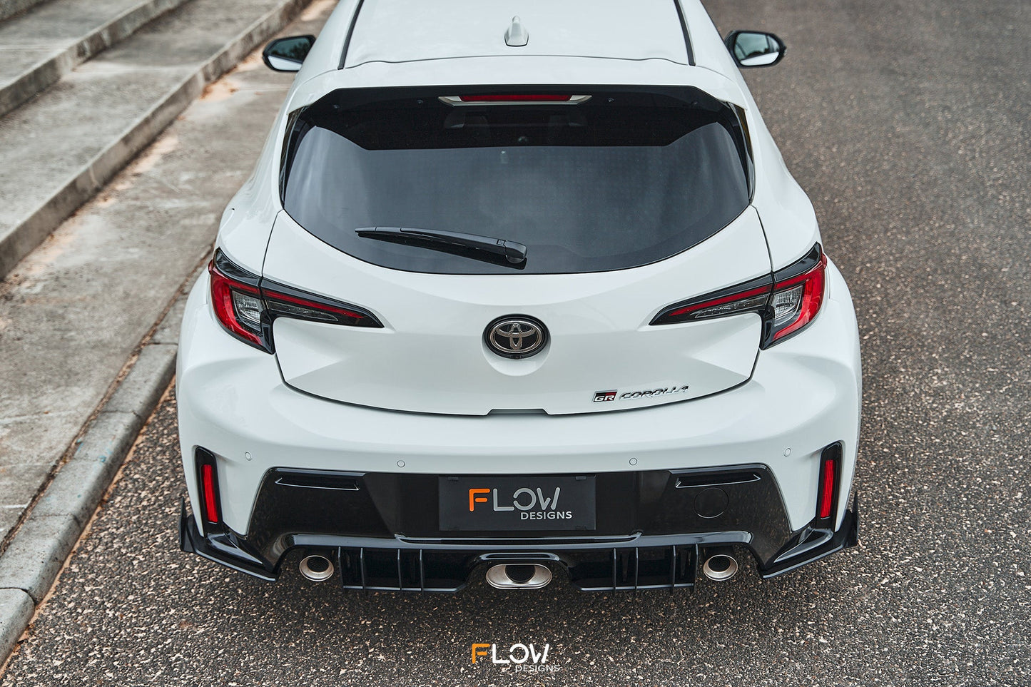 Flow Designs Corolla GR Flow-Lock Rear Diffuser (GLOSS)