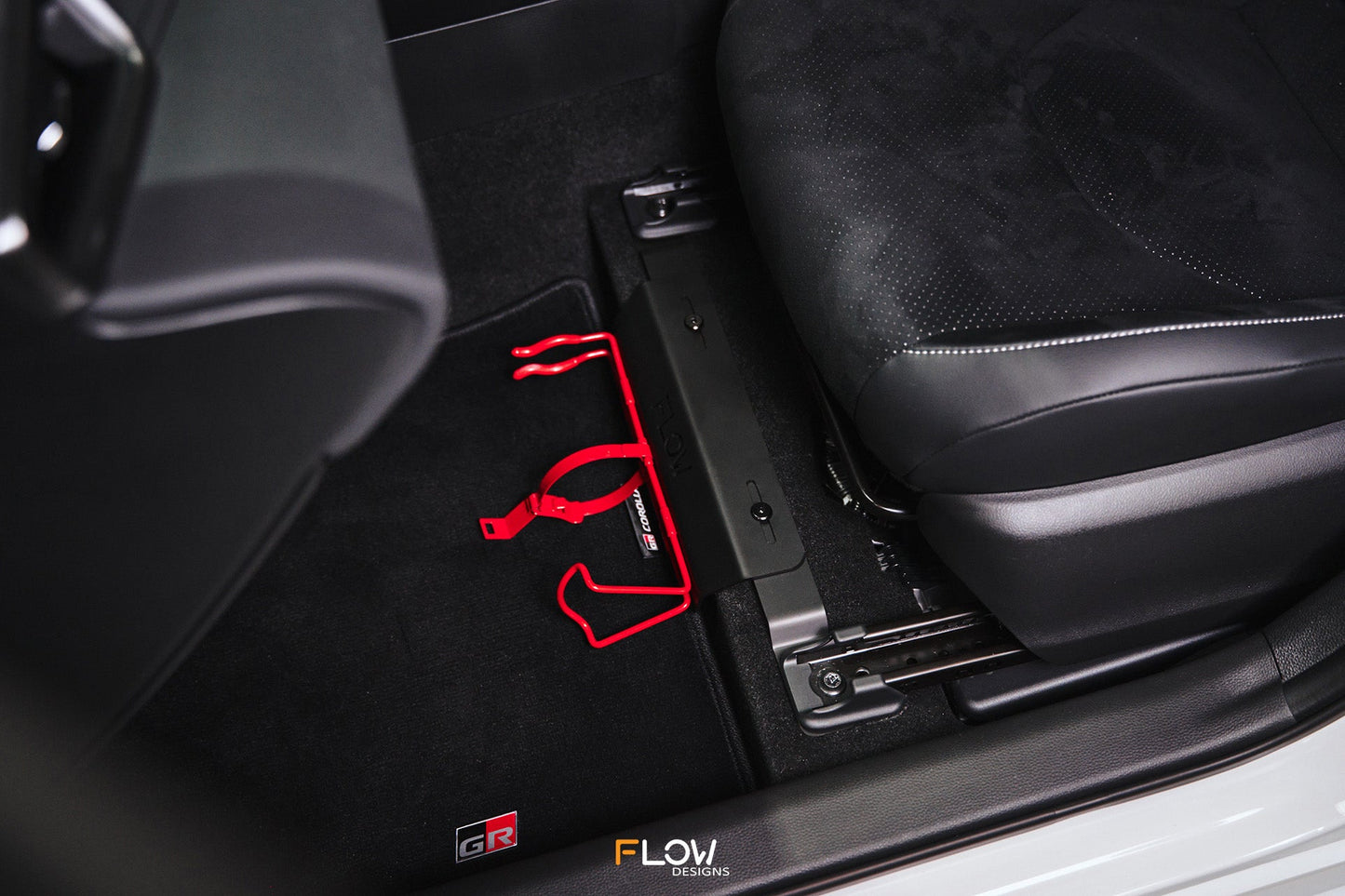 Flow Designs Corolla GR Adjustable Fire Extinguisher Bracket/Mount