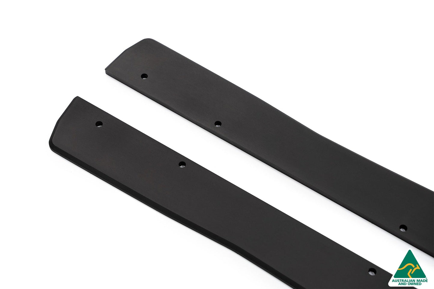 Flow Designs EX-DISPLAY - MK1 Falcon FG Side Skirt Splitters (Pair) - GLOSS BLACK