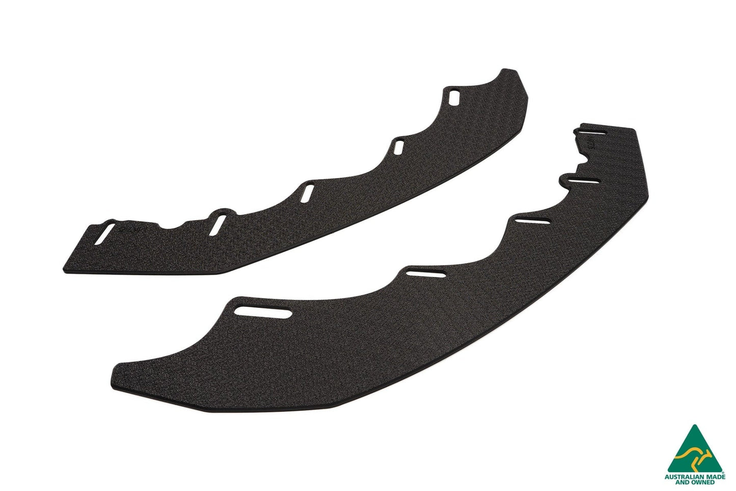 Flow Designs MK7.5 Golf R Wagon Front Lip Splitter Extensions (Pair)