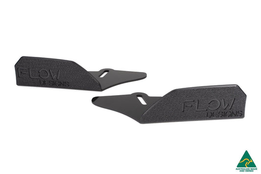 Flow Designs MK7.5 Golf R Wagon Front Lip Splitter Winglets (Pair)
