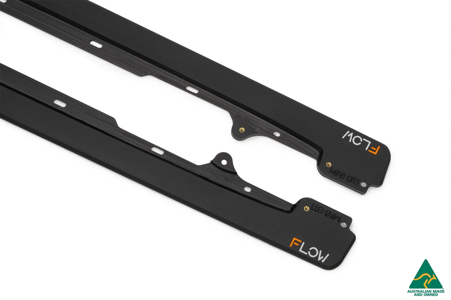 Flow Designs MK6 Golf GTI Side Skirt Splitters V3 (Pair)