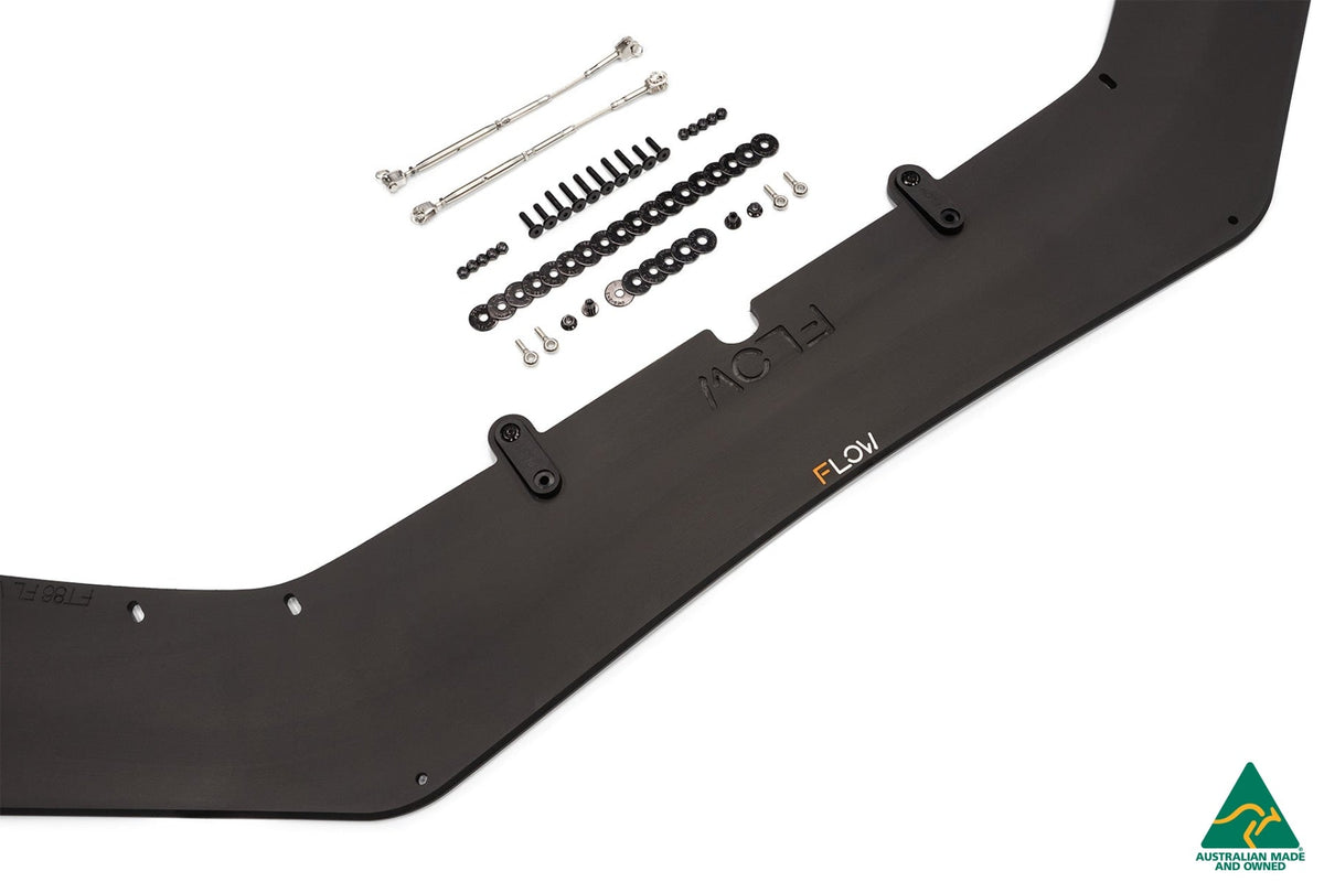 Flow Designs Toyota 86 (Facelift) Front Lip Splitter V2 (With Support Rods)