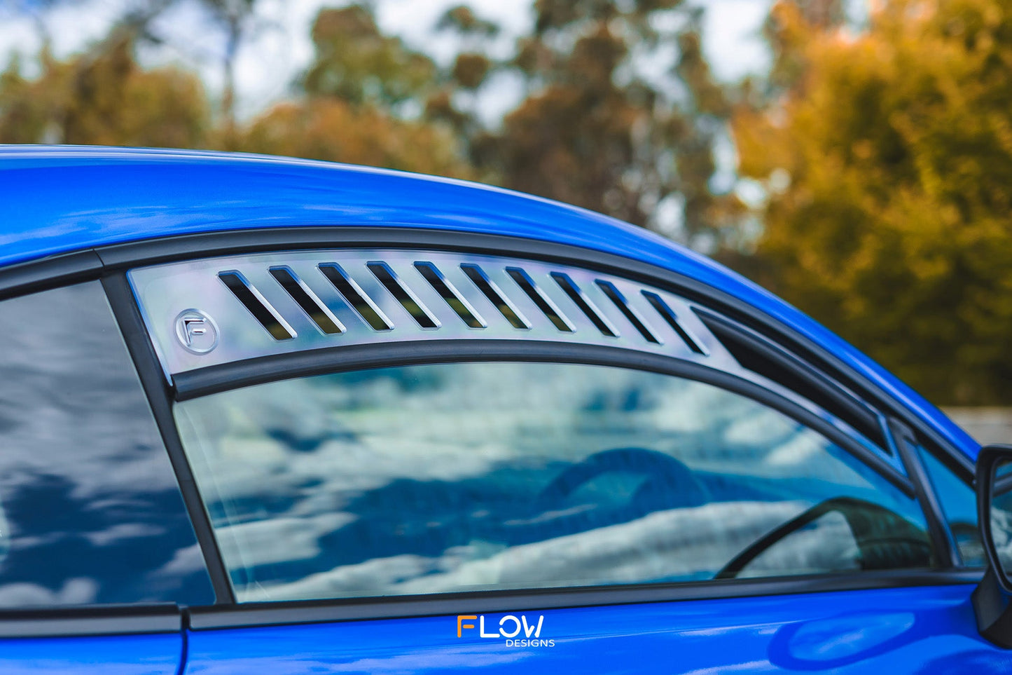 Flow Designs ZD8 BRZ STI Window Vents (Pair)