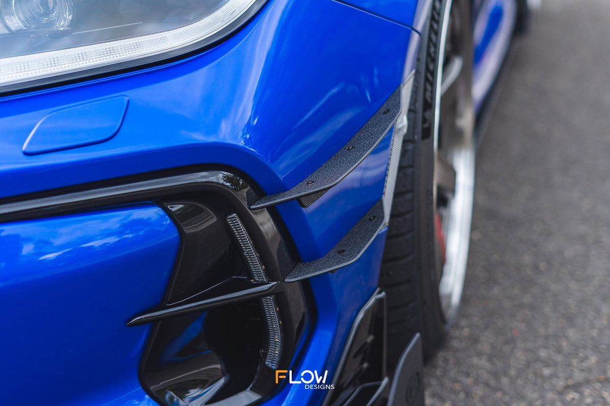 Flow Designs ZD8 BRZ STI Front Bumper Canards