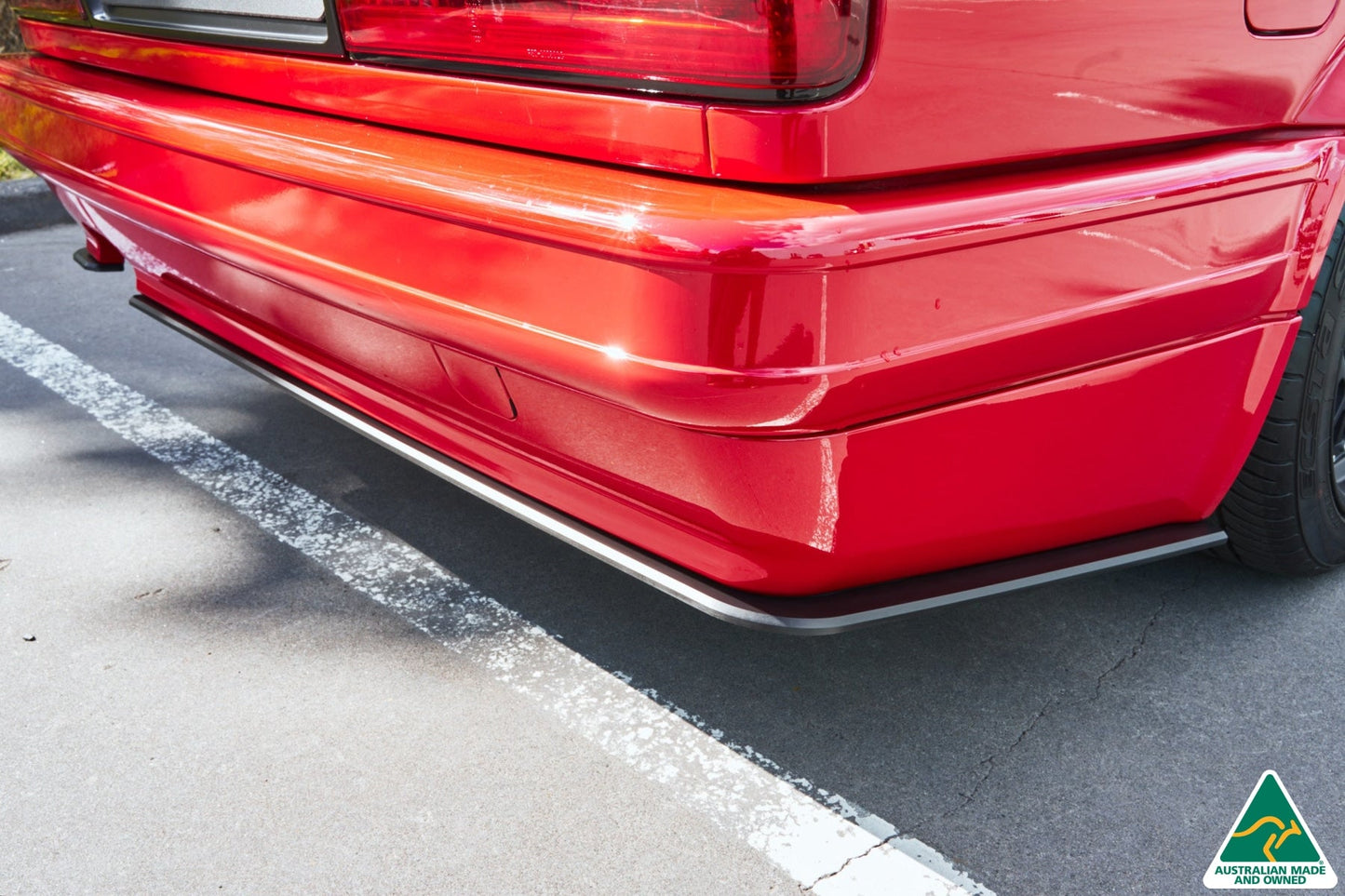 Flow Designs E30 M-Tech 2 Rear Bumper Extension (2 Piece)