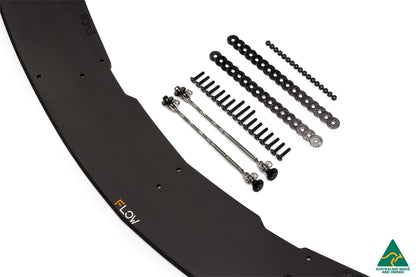 Flow Designs Lancer Evolution VIII Front Lip Splitter With Support Rods