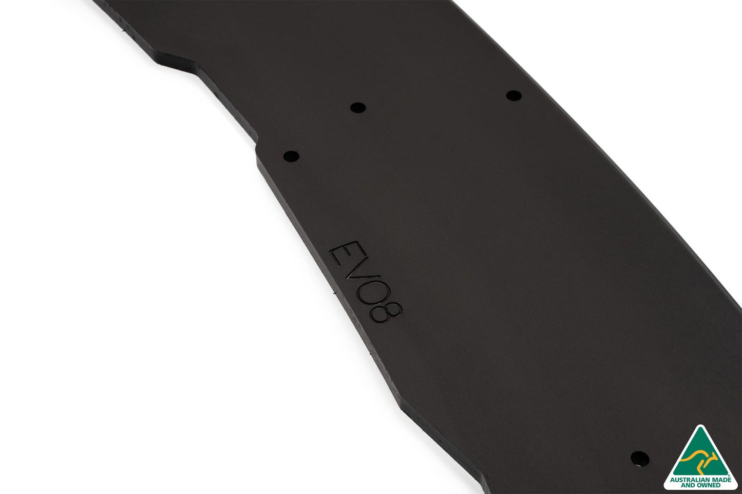Flow Designs Lancer Evolution VIII Front Lip Splitter With Support Rods