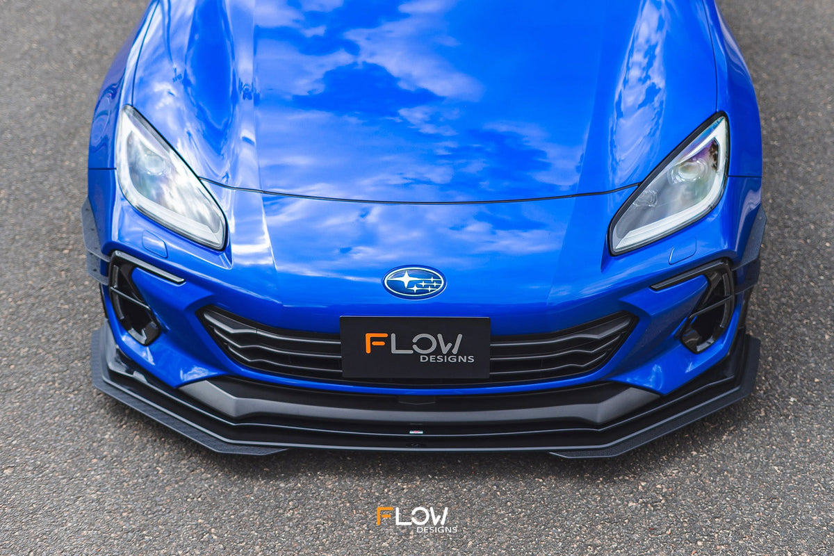 Flow Designs ZD8 BRZ STI Front Lip Splitter (GLOSS)