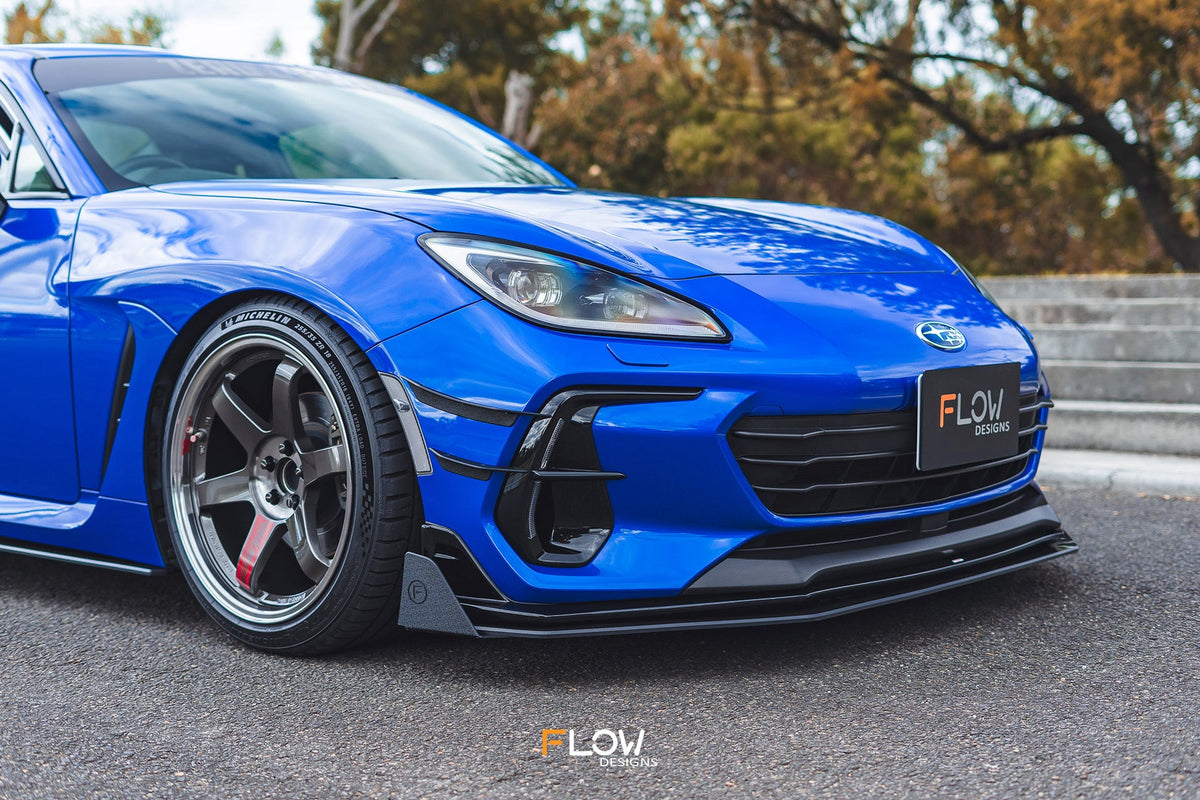 Flow Designs ZD8 BRZ STI Front Lip Splitter (GLOSS)