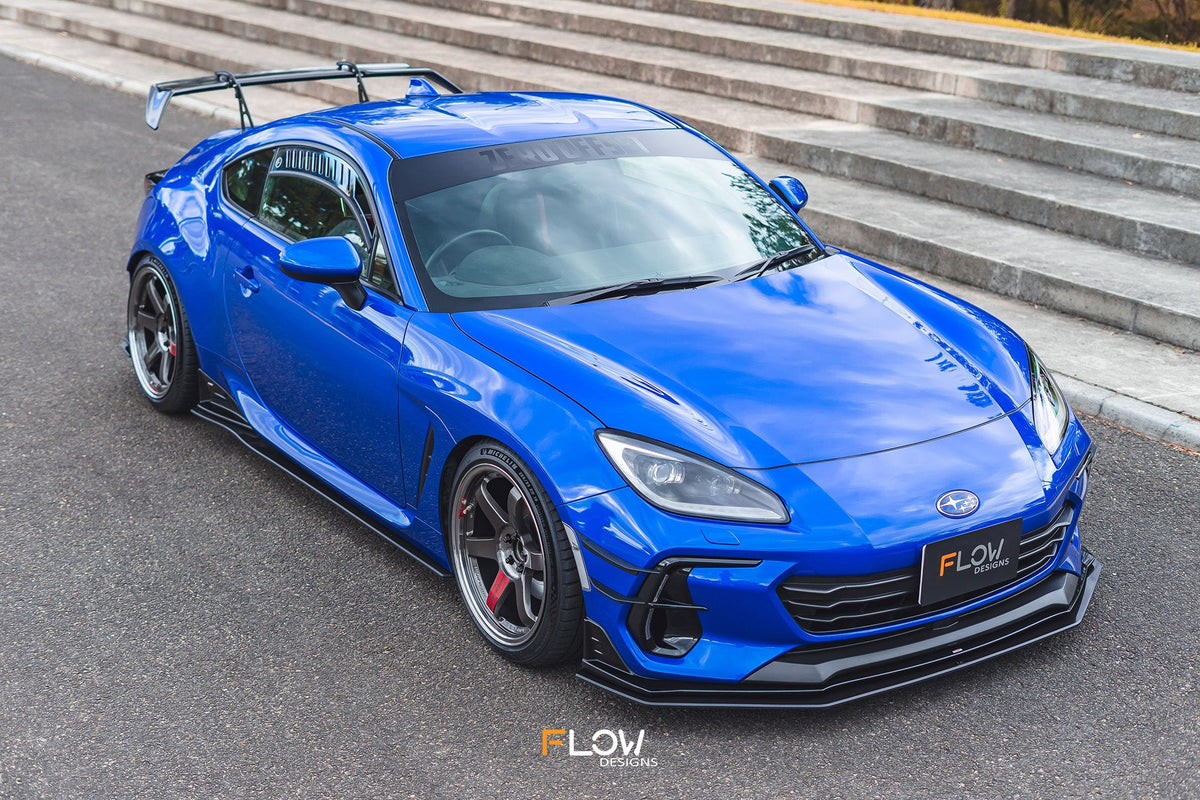 Flow Designs ZD8 BRZ STI Front Lip Splitter (GLOSS)