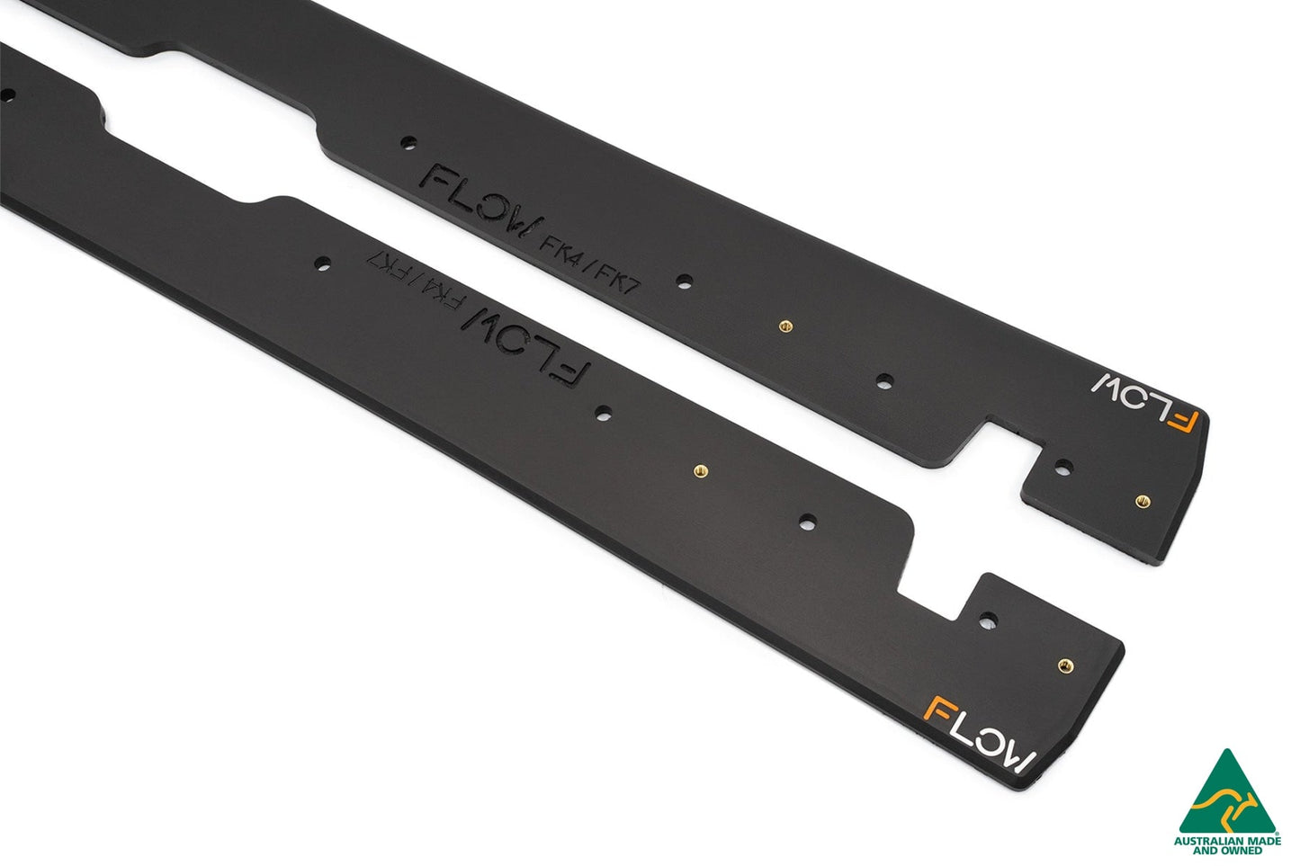 Flow Designs FK4/FK7 Civic RS Hatch FL Side Skirt Splitters (Pair)