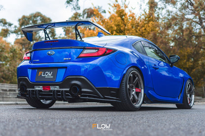 Flow Designs ZD8 BRZ STI Rear Spats (GLOSS; Pair)