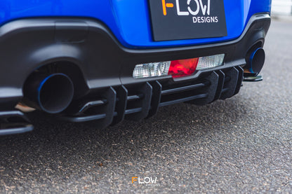Flow Designs ZD8 BRZ STI Flow-Lock Rear Diffuser (GLOSS)