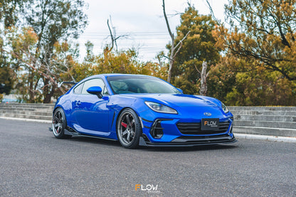 Flow Designs ZD8 BRZ STI Front Lip Splitter (TEXTURED)