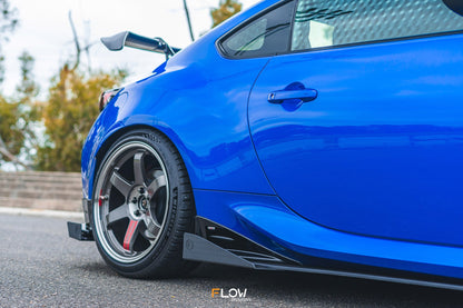 Flow Designs ZD8 BRZ STI Side Skirt Splitter Winglets (Pair)