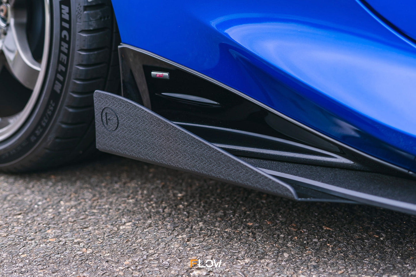 Flow Designs ZD8 BRZ STI Side Skirt Splitter Winglets (Pair)